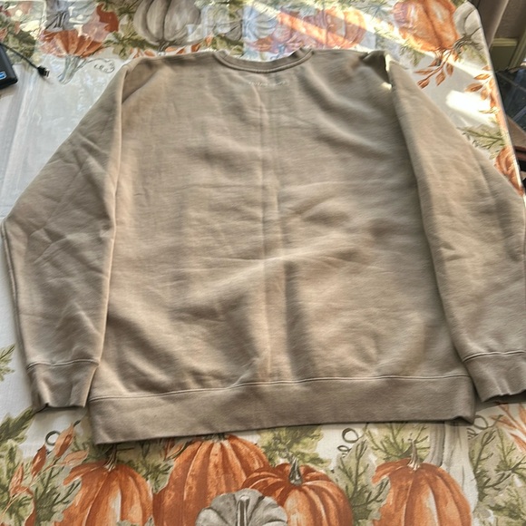 Taylor Swift Authentic The Tortured Poets Department Beige Crewneck Size XL - Picture 7 of 9